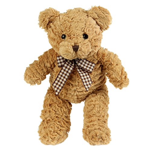 Betz Peluche Osito Teddy con pañuelo a cuandros marrón tamaño 38cm