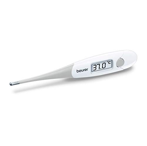 Beurer FT 13 Termómetro Digital Flexible a Prueba de Agua con Alerta de Fiebre Óptica y Sonora, Medición de Fiebre Cómoda para Bebés, Niños y Adultos Beurer FT 13 Termómetro Digital Flexible a Prueba de Agua con Alerta de Fiebre Óptica y Sonora, Medición de Fiebre Cómoda para Bebés, Niños y Adultos