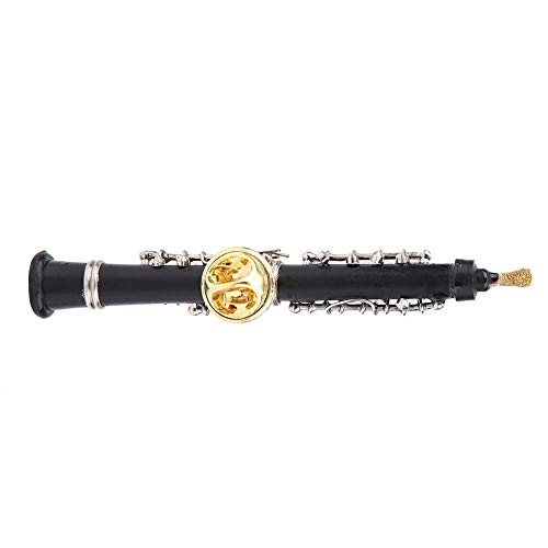 Bewinner Mini Broche con Caja de Almacenamiento, Broche de diseño Oboe para Trajes, Broche de baquelita Pin Exquisito para Hombres/Mujeres, Amigos y Familiares Bewinner Mini Broche con Caja de Almacenamiento, Broche de diseño Oboe para Trajes, Broche de baquelita Pin Exquisito para Hombres/Mujeres, Amigos y Familiares