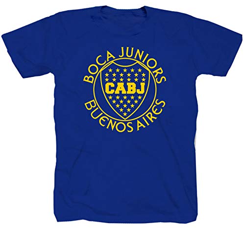 Boca Juniors Jugador Buenos Aires Football Club Fan Ultra Ultras Derby - Camiseta, color azul azul real L
