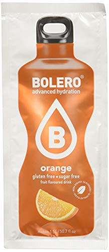 Bolero Bebida Instantánea sin Azúcar, Sabor Naranja - Paquete de 24 x 9 gr - Total: 216 gr Bolero Bebida Instantánea sin Azúcar, Sabor Naranja - Paquete de 24 x 9 gr - Total: 216 gr