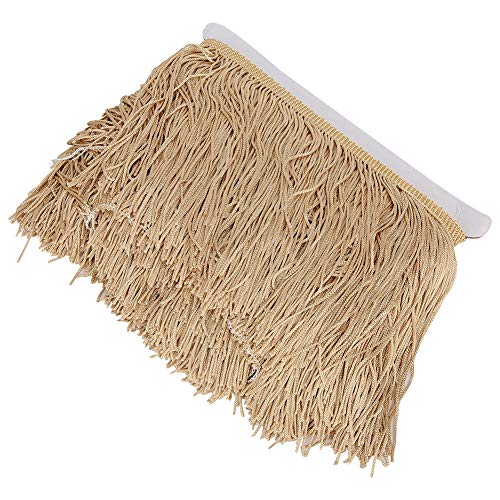 Borla de Flecos de 10 Yardas, 14 cm de Ancho, Adornos de Flecos Largos, borlas Latinas, borlas de Encaje de poliéster, Costura, Escenario, Accesorios para Cortinas DIY(Café Ligero) Borla de Flecos de 10 Yardas, 14 cm de Ancho, Adornos de Flecos Largos, borlas Latinas, borlas de Encaje de poliéster, Costura, Escenario, Accesorios para Cortinas DIY(Café Ligero)