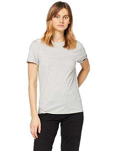 BOSS Tesolid Camiseta, Plateado (Silver 40), Large para Mujer BOSS Tesolid Camiseta, Plateado (Silver 40), Large para Mujer