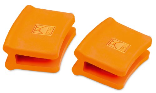 BRA Efficient - Asas de Silicona, 2 Unidades, Medida pequeña, para Efficient con diámetro de 20 cm, Color Naranja BRA Efficient - Asas de Silicona, 2 Unidades, Medida pequeña, para Efficient con diámetro de 20 cm, Color Naranja