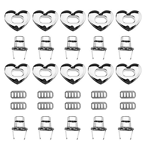 Bronce/Plata/Negro 10 Juegos Turn Twist Lock Metal Corazón Mujer Bolsa Regalo Craft Caja DIY Bolso de Mano Repuesto Bolsa de Reemplazo Bolsa Bronce/Plata/Negro 10 Juegos Turn Twist Lock Metal Corazón Mujer Bolsa Regalo Craft Caja DIY Bolso de Mano Repuesto Bolsa de Reemplazo Bolsa