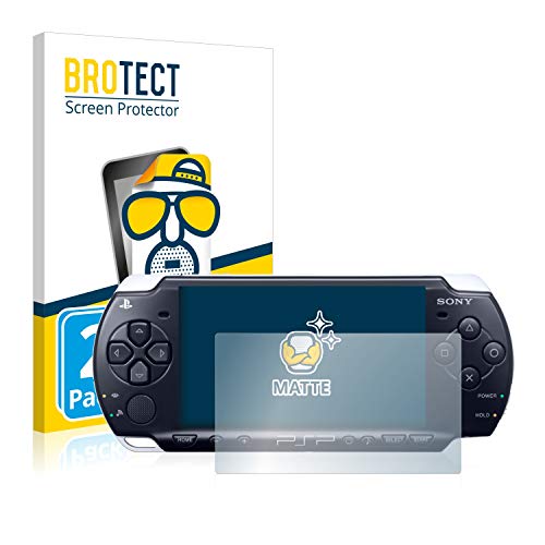 BROTECT Protector Pantalla Anti-Reflejos Compatible con Sony PSP 3004 (2 Unidades) Pelicula Mate Anti-Huellas