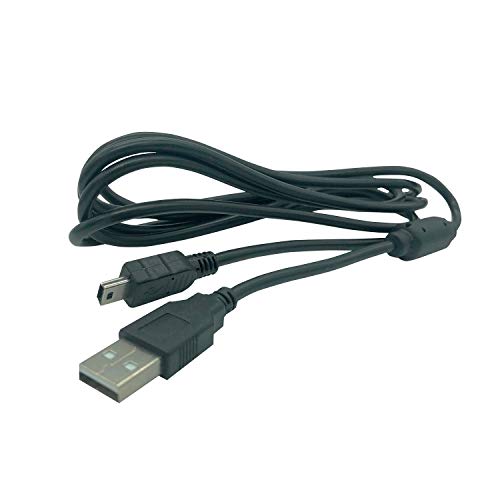 Cable de carga de 1,8 m para controlador de PS3, mini cable cargador con cuenta de ferrita para controlador Playstation 3.