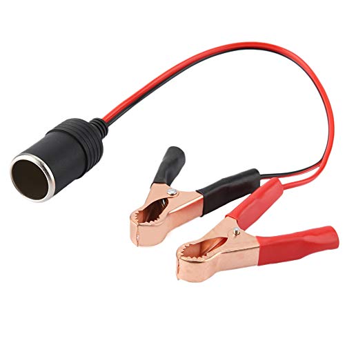 Cable de conversión del clip de cocodrilo de la energía de la batería a la fuente de alimentación del encendedor 12V 24V 10A