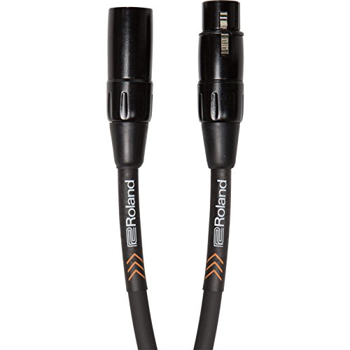 Cable de micrófono balanceado de la serie Black de Roland de 1,5 m de longitud - RMC-B5
