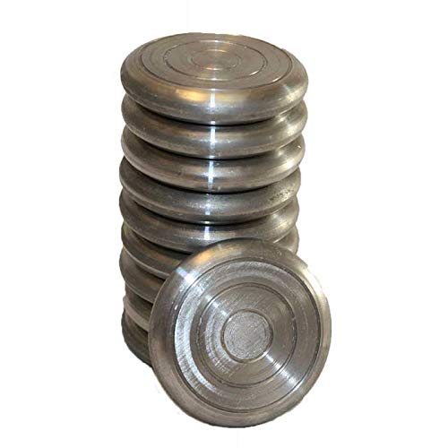 CADENAS ® - Juego de la Rana: 10 Fichas de Acero CADENAS ® - Juego de la Rana: 10 Fichas de Acero