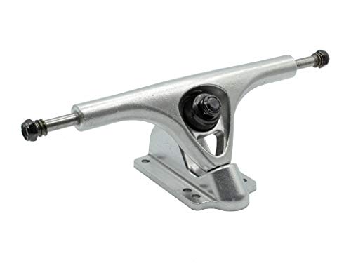 Cadielle Eje para longboard (1 unidad), 180 mm, 50°, de aluminio, color plateado Cadielle Eje para longboard (1 unidad), 180 mm, 50°, de aluminio, color plateado