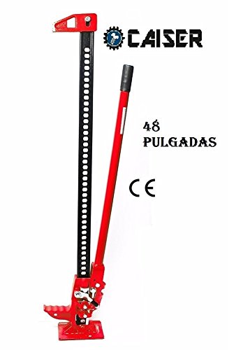 CAISER Farm Jack 48 Gato Offroad 48 Pulgadas 3 TONELADAS 4x4 (Rojo)