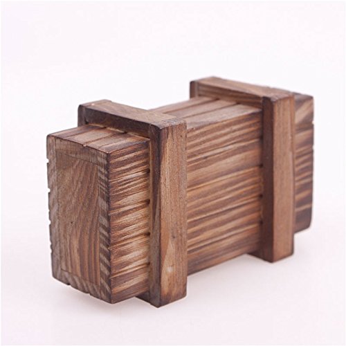 Caja de regalo Calistouk de madera con diseño de rompecabezas