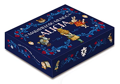Caja maravilloso mundo de Alicia: Incluye: 2 libros, libreta, 5 postales y un imán (Caja Clásicos Ilustrados) Caja maravilloso mundo de Alicia: Incluye: 2 libros, libreta, 5 postales y un imán (Caja Clásicos Ilustrados)