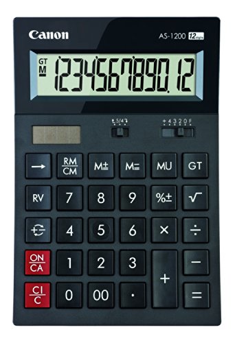Calculadora sobremesa Canon AS-1200 Negra Calculadora sobremesa Canon AS-1200 Negra