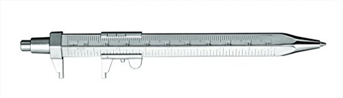 Calibre vernier, cuchillo de rodadura y bolígrafo en un cómodo aparato
