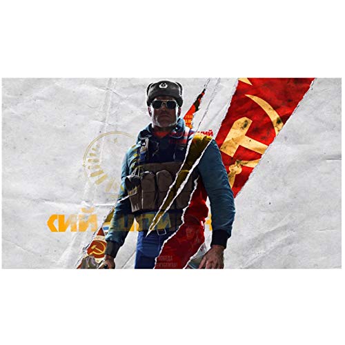 Call of Duty: Black Ops Cold War Game Poster Anime lienzo pintura pared decoración del hogar arte de la pared lienzo-50x100 cm sin marco