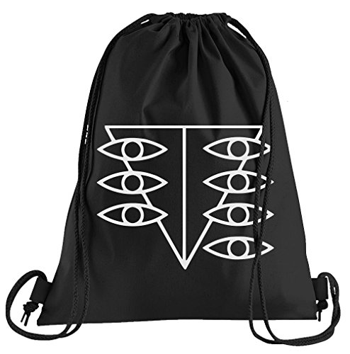 Camiseta de People Neon Genesis Evangelion Alma stilizzato Bolsa de deporte – serigrafiado Bolsa – Una bonita Funda Bolsa De Deporte con bordados, color Negro , tamaño talla única
