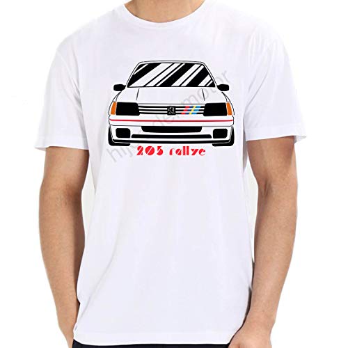 Camiseta Peugeot 205 Rallye (Blanco, L) Camiseta Peugeot 205 Rallye (Blanco, L)