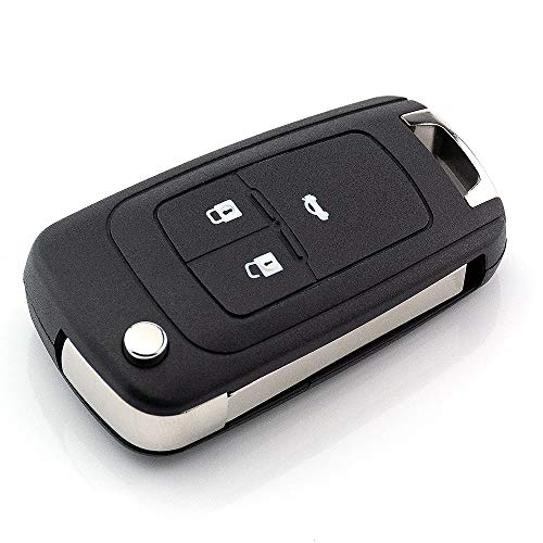 Carcasa para llave plegable de 3 botones, compatible con Opel Adam, Ampera, Astra, Cascada Corsa, Insignia, Vectra, Zafira C, etc. Mando a distancia Carcasa para llave plegable de 3 botones, compatible con Opel Adam, Ampera, Astra, Cascada Corsa, Insignia, Vectra, Zafira C, etc. Mando a distancia