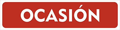 Cartel Vehículo en Ocasión 60x15cm | Cartelería Coche en Ocasión Fabricado en Polipropileno | Cartel Resistente con 4 Ojales de Policarbonato | Ideal para Concesionarios o Particulares Cartel Vehículo en Ocasión 60x15cm | Cartelería Coche en Ocasión Fabricado en Polipropileno | Cartel Resistente con 4 Ojales de Policarbonato | Ideal para Concesionarios o Particulares
