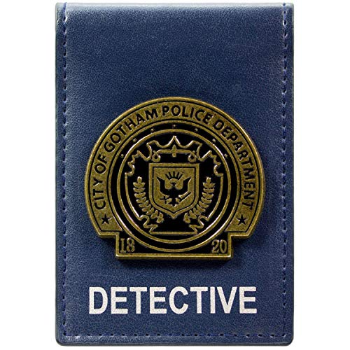 Cartera de DC Comics Batman Gotham City Detective Badge Azul