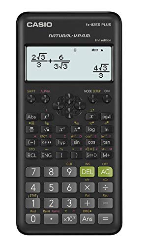 Casio FX-82ES PLUS-2 - Calculadora científica, 252 funciones, 11 x 77 x 162 mm negro