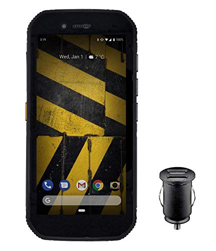 CAT S42 Smartphone (13,97cm (5,5") Pantalla HD+, 32 GB de Memoria Interna (Ampliable a 128 GB) y 3 GB de RAM, Dual-SIM, Android 10) - Edición Exclusiva para Amazon, Incl Adaptador de Coche 12V, Negro