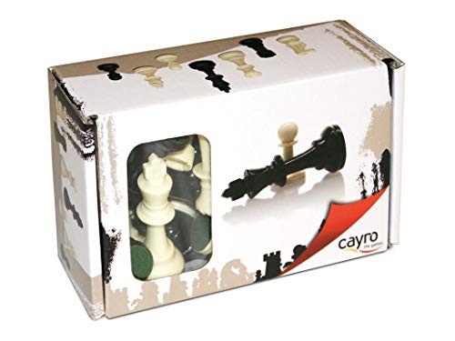 Cayro - Accesorios de Ajedrez Nº3 - Juego de Tradicional - Juego de Mesa - Desarrollo de Habilidades cognitivas - Juego de Mesa (090C) Cayro - Accesorios de Ajedrez Nº3 - Juego de Tradicional - Juego de Mesa - Desarrollo de Habilidades cognitivas - Juego de Mesa (090C)