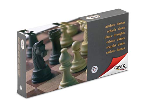 Cayro - Ajedrez/Damas magnético Grande — Juego de observación y lógica - Juego Mesa - Desarrollo de Habilidades cognitivas e inteligencias múltiples - Juego Tradicional (455) Cayro - Ajedrez/Damas magnético Grande — Juego de observación y lógica - Juego Mesa - Desarrollo de Habilidades cognitivas e inteligencias múltiples - Juego Tradicional (455)