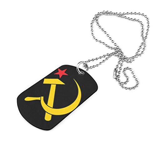 CCCP Soviet Union Custom Military Necklace Keychain Pendant Dog Tag Jewelry Pendant
