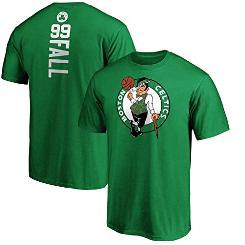 CHANGRAN # 99 Boston Celtics Verde Apariencia Camiseta de Verano de Baloncesto Deportes Top poliéster Informal Ejecución de Ropa de la Aptitud Hijos Adultos,M