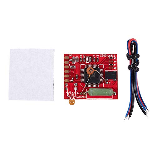 Cimoto Tablero Rojo RGH Glitcher con Oscilador de Cristal 96Mhz X360Run V1.1 para 360 Slim