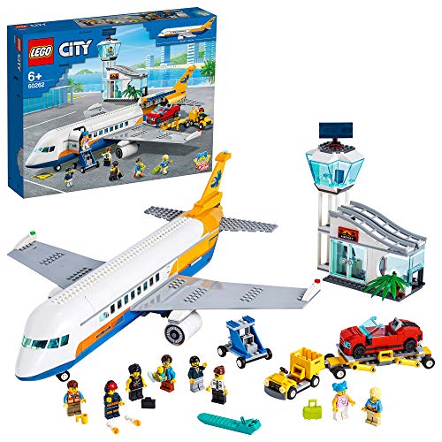City Airport Avión de Pasajeros, Terminal y Camión Set de Juego para Niños 6+, multicolor (Lego ES 60262) City Airport Avión de Pasajeros, Terminal y Camión Set de Juego para Niños 6+, multicolor (Lego ES 60262)