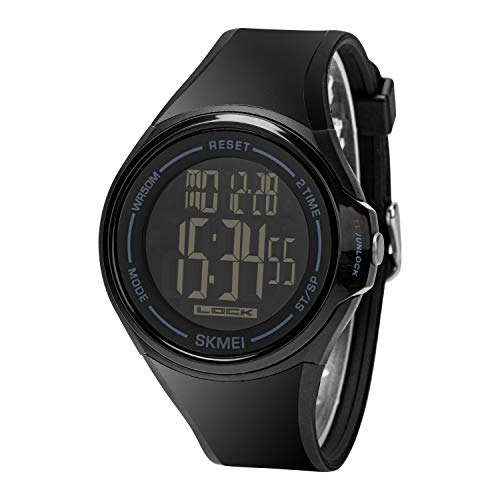 Clastyle Multifunción Reloj Digital Tactil Impermeable Relojes Hombre Deportivo LED Alarmas Multiples Relojes de Pulsera Negros Clastyle Multifunción Reloj Digital Tactil Impermeable Relojes Hombre Deportivo LED Alarmas Multiples Relojes de Pulsera Negros