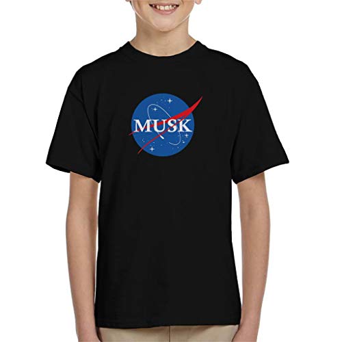 Cloud City 7 NASA Logo Musk Kid's T-Shirt