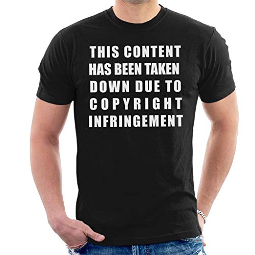 Cloud City 7 This Content Has Been Removed Due To Copyright Infringement Men's T-Shirt Cloud City 7 This Content Has Been Removed Due To Copyright Infringement Men's T-Shirt