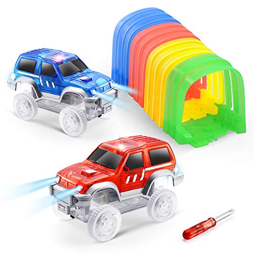 codomoxo Accesorio de Pista Magic Tunnel Add 2 Car Compatible con Most Track para niños y niñas