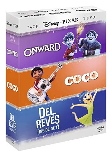 Colección Disney Pixar: Onward + Coco + Del Revés (Inside Out) [DVD]
