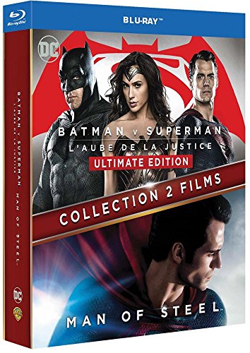Collection 2 films : Batman v Superman : L'aube de la justice + Man of Steel [Francia] [Blu-ray]