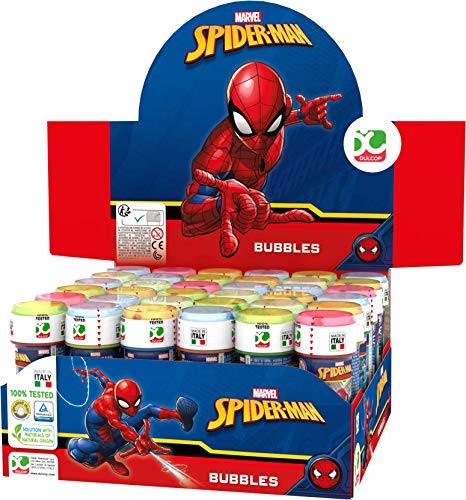 ColorBaby - Caja pomperos Spiderman con 36 Unidades de 60 ml (22985)