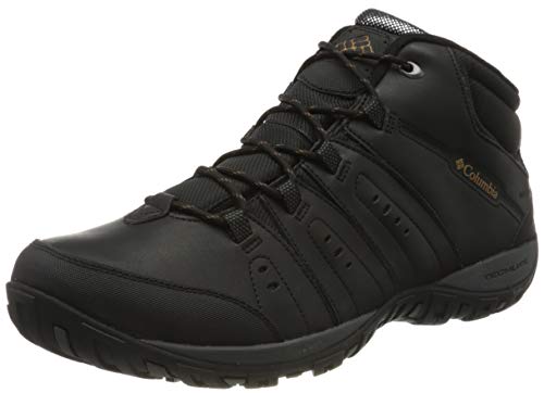 Columbia Woodburn II Chukka Waterproof Omni-Heat, Zapatos Hombre, Negro (Black, Goldenrod), 42 EU Columbia Woodburn II Chukka Waterproof Omni-Heat, Zapatos Hombre, Negro (Black, Goldenrod), 42 EU