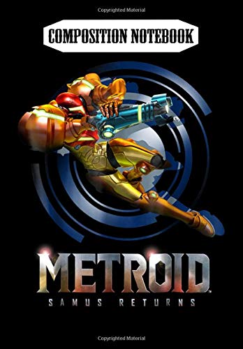 Composition Notebook: Nintendo Metroid Samus Returns Jump Action Graphic, Journal 6 x 9, 100 Page Blank Lined Paperback Journal/Notebook