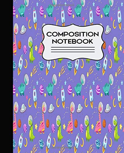 Composition Notebook: Wide Ruled Lined Paper Notebook Journal: Space Workbook for Boys Girls Kids Teens Students for Back to School and Home College Writing Notes