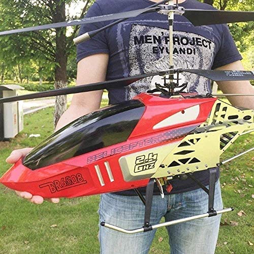 Control Remoto de Coches, Gigante Grande al Aire Libre helicóptero RC con giroscopio LED Light Radio Control Remoto 3.5 Canales helicóptero de Carga Boy Toy Electric Aircraft niños Drone Principiante