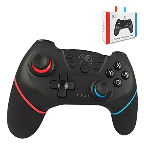 Controlador Nintendo Switch Controller para juegos, Joypad y Gamepad para consola de control Nintendo Switch, controlador multijugador con cable e inalámbrico con duración de batería mejorada