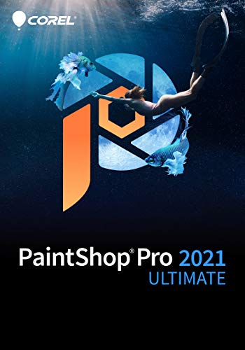 Corel PaintShop Pro 2021 Ultimate | de edición de fotos y diseño gráfico MÁS colección creativa | Funciones basadas en IA | Ultimate | 1 Dispositivo | PC | Código de activación PC enviado por email