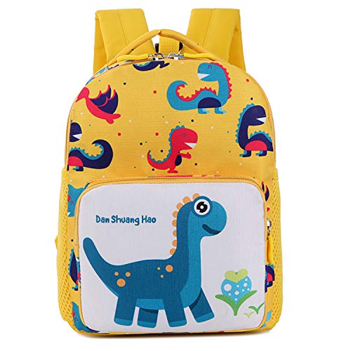 Cosyres Mochila para Niños de Dinosaurios Mochila Escolar Infantil Niño con Arnes Amarillo Cosyres Mochila para Niños de Dinosaurios Mochila Escolar Infantil Niño con Arnes Amarillo