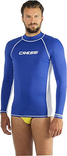 Cressi Rash Guard-Camiseta para Hombre Manga Larga en Tejido elástico Filtro de protección UV UPF 50+ Cressi Rash Guard-Camiseta para Hombre Manga Larga en Tejido elástico Filtro de protección UV UPF 50+