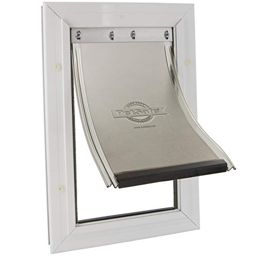 Croci C6066233 Petsafe Staywell Aluminio Door Pet, Medium, Bianco